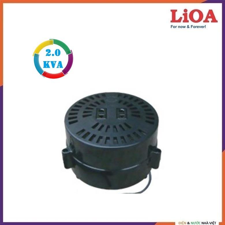 Biến áp 2,0 kva đổi nguồn hạ áp lioa dn020 giảm 220v xuống 100v - 120v