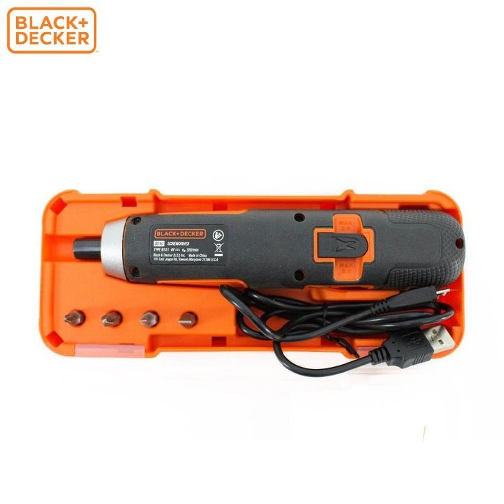 Máy vặn vít cầm tay 4v black & decker bd40k4-b1