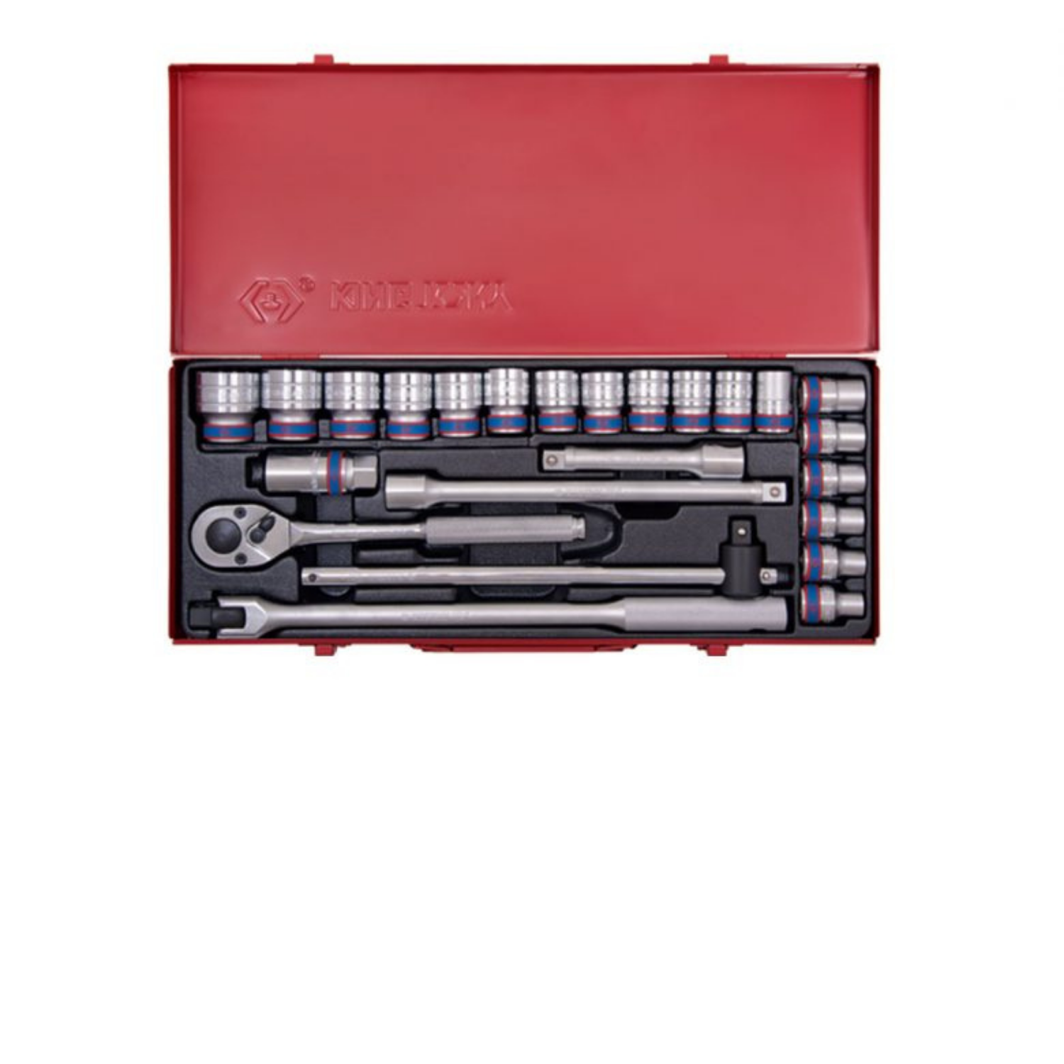 Bộ tuýp 1/2'' đầu lục giác 6 cạnh 24 chi tiết kingtony - hàng chính hãng - 4526mr