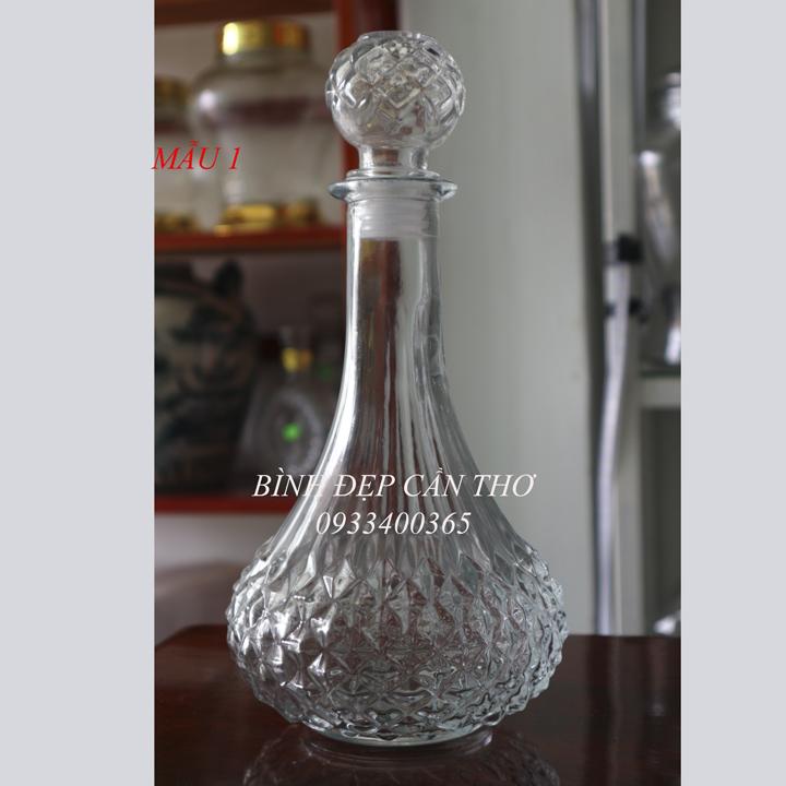 Chai kiểu từ 700- 1 lít | chai rượu | chai thủy tinh | keo rượu