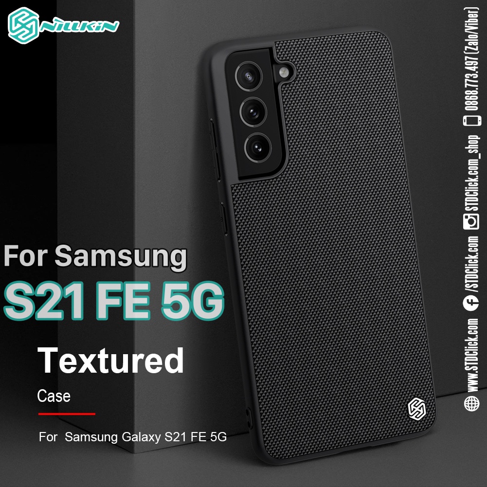 Ốp lưng samsung galaxy s21 fe 5g nillkin textured nylon fiber chính hãng