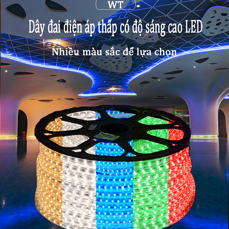 Dây led đôi 5730 siêu sáng，ống nhựa 220v ，nhớ mua nguon led，mua 15m trở lên đã trang bị nguon điện led