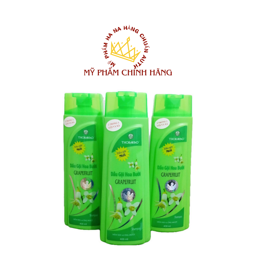 Dầu gội hoa bưởi ngăn rụng tóc Thorakao Grapefruit 2 trong 1 400ml