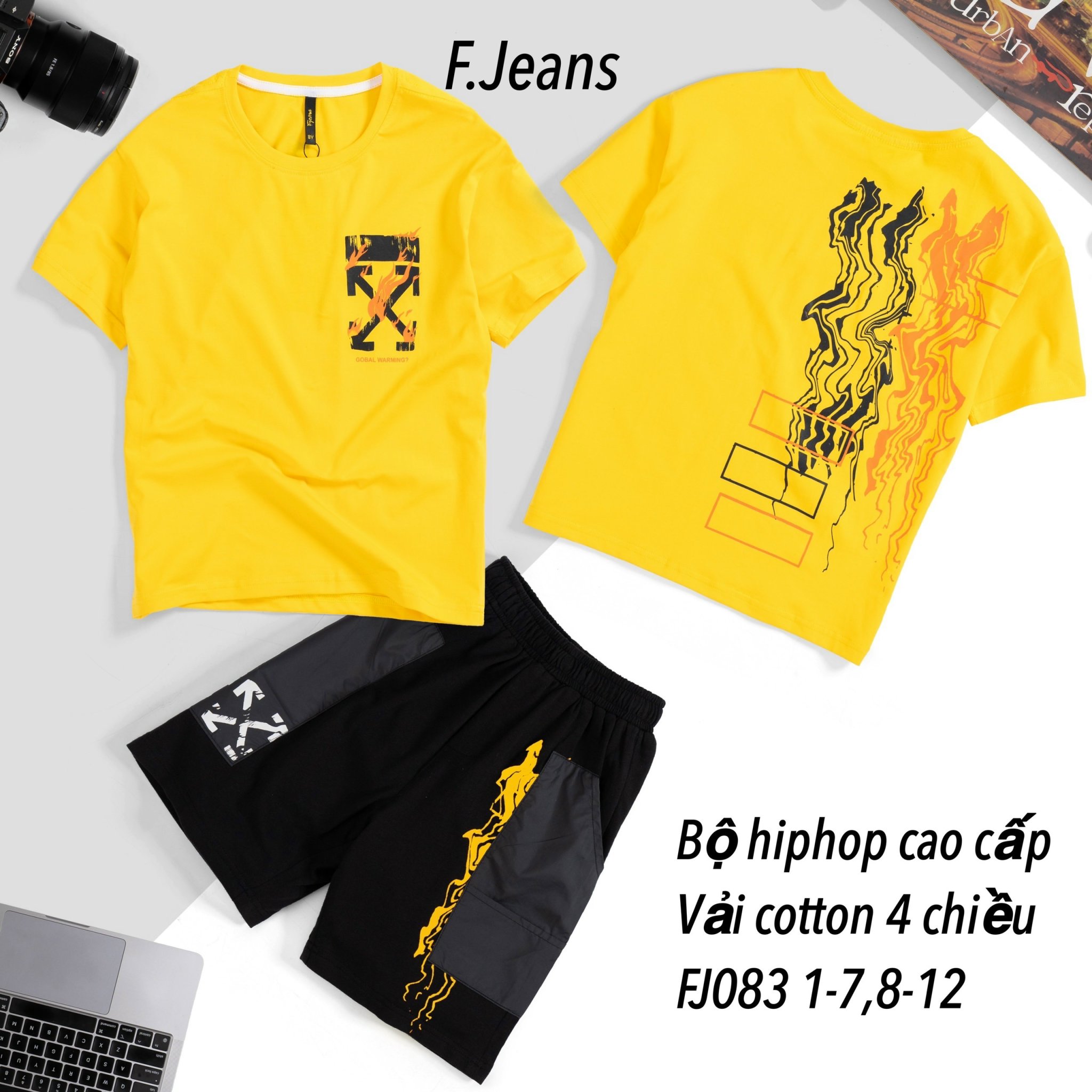 Bộ Hip hop Cotton cao cấp Sài Gòn