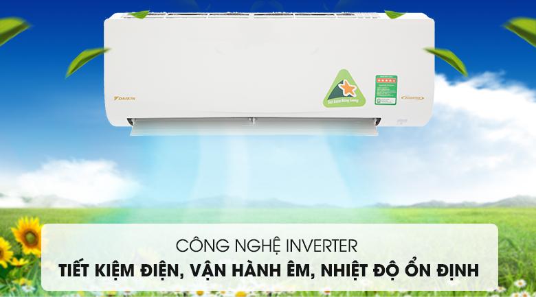 Công nghệ Inverter hiện đại - Máy lạnh Daikin Inverter 2 HP FTKQ50SAVMV