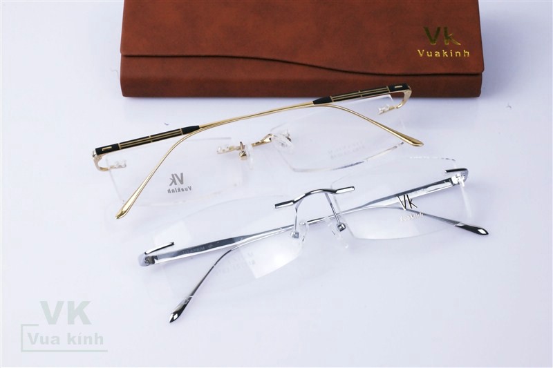 Gọng kính cận Titanium khoan VK81