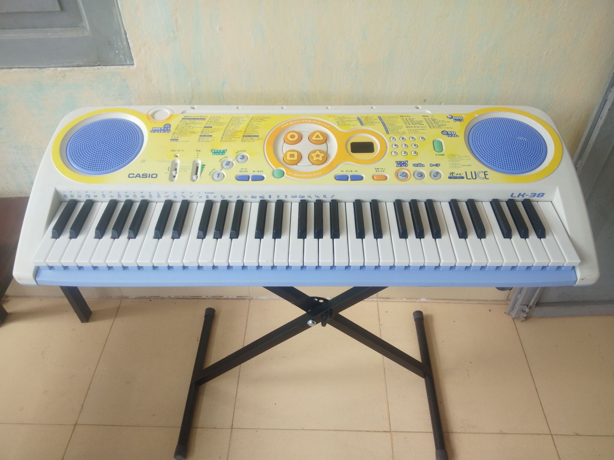 Đàn ocgan casio lk38.phím Sáng, Nhật bãi