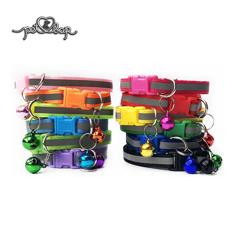 [Hoàn Tiền 10%] Vòng cổ phát sáng cho thú cưng – Vòng cổ phản quang kèm chuông cho chó mèo – Vòng cổ chó mèo nhiều màu sắc