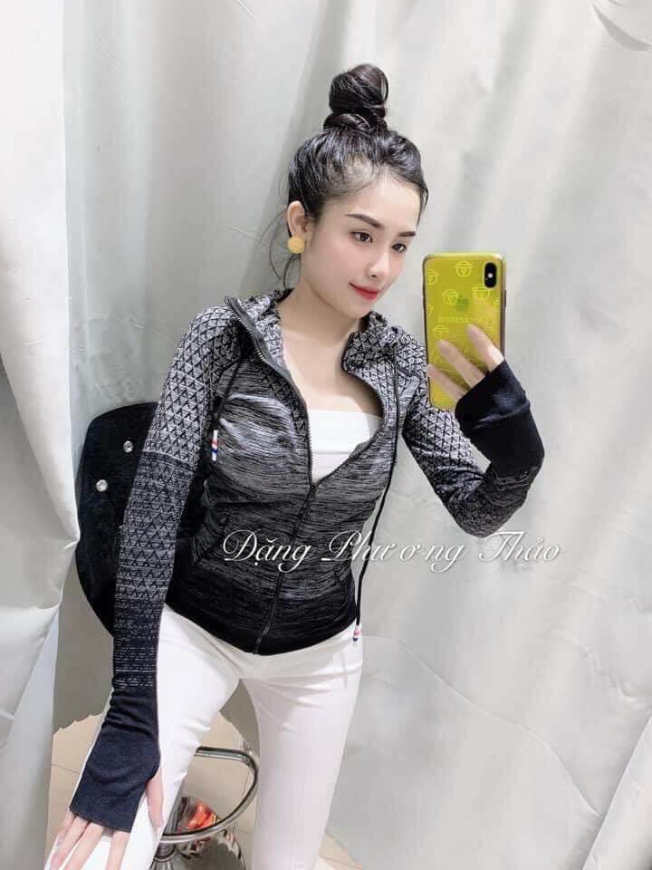 Có 2 Túi Ngoài Dây Kéo. Size [S M L XL XXL]. Áo Khoác Thể Thao, Tập Gym, tập Yoga Phong Cách Năng Động, Cá Tính [Navy]