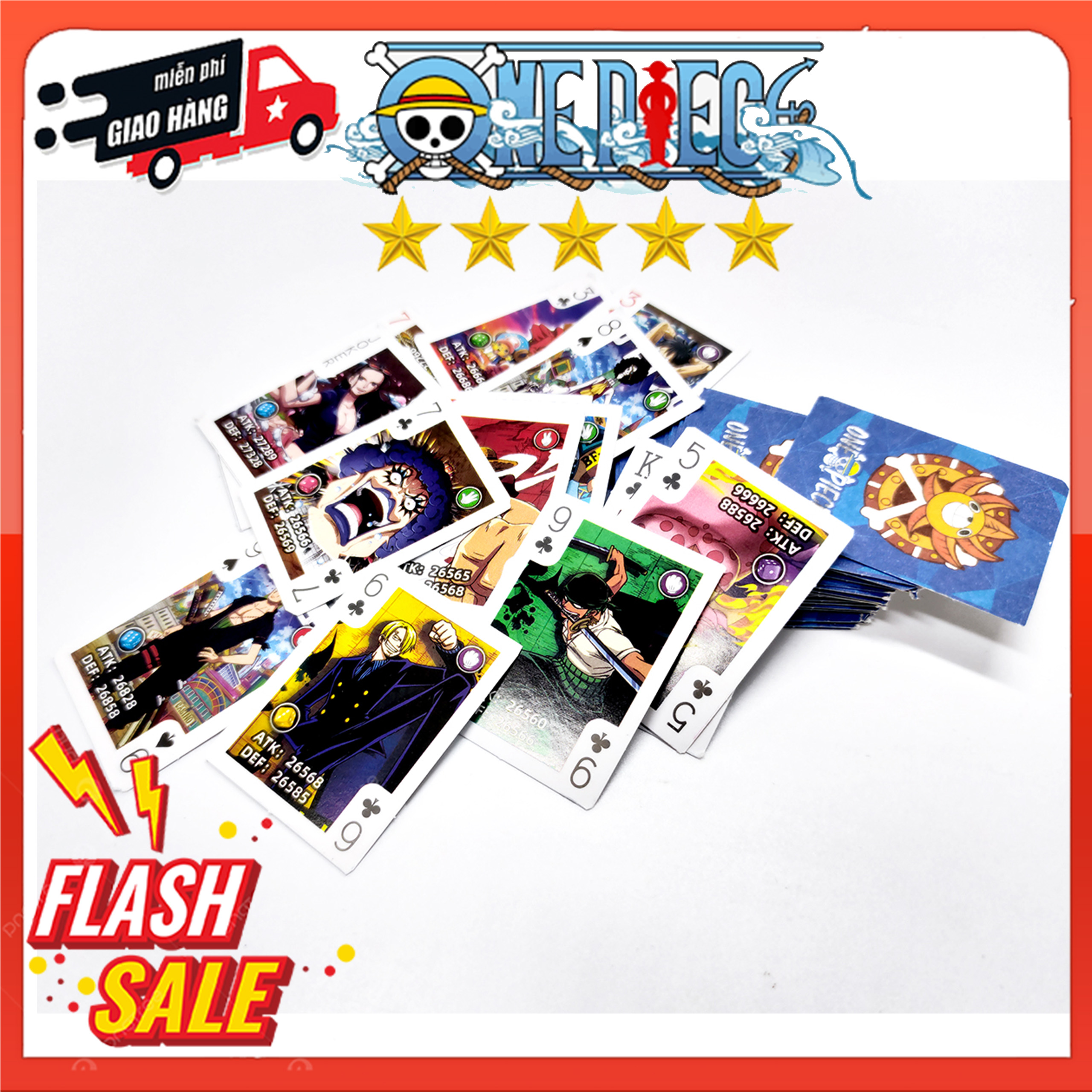 Bộ bài Tây anime One piece nhiều mẫu 54 ảnh khác nhau - Bộ bài đồ chơi anime - bài hoạt hình cho bé - Bộ bài nhân vật hoạt hình - Bài uno - bài naruto cho bé - Quà sinh nhật cho béquà trung thu-Quà giáng sinh cho bé.