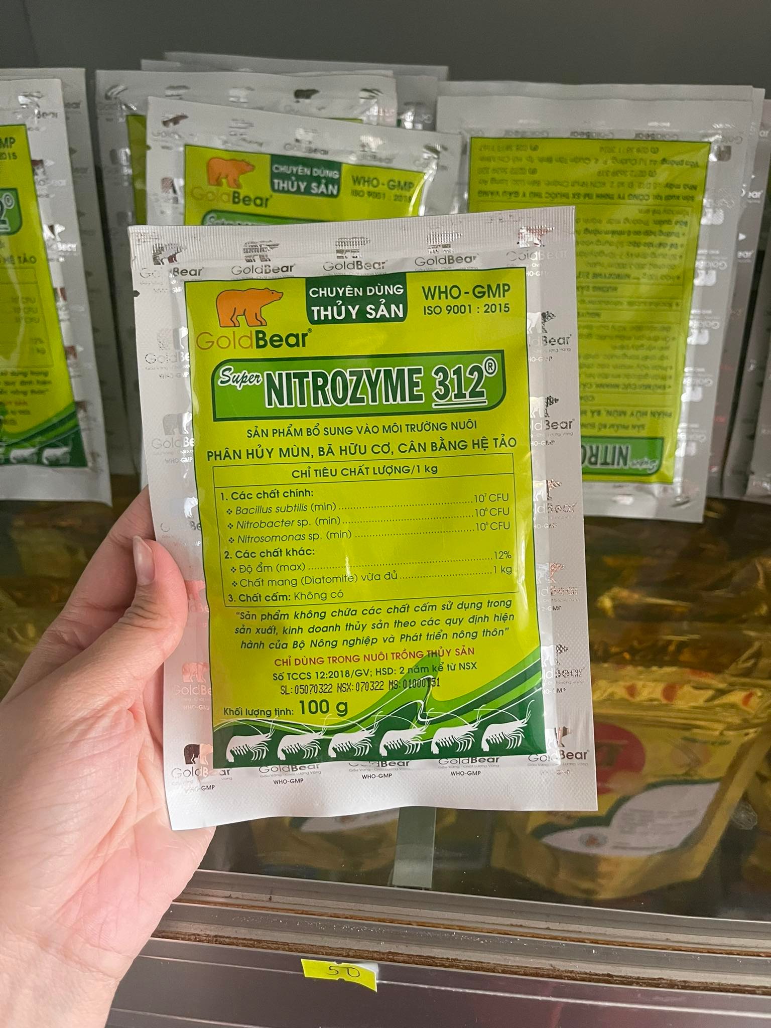 Men vi sinh xử lý nước Nitrozyme