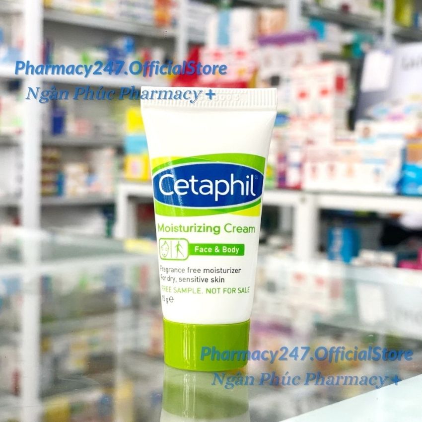[TUÝP 15G TIẾT KIỆM HƠN]KEM DƯỠNG ẨM CETAPHIL MOISTURIZING CREAM 15g FACE AND BODY