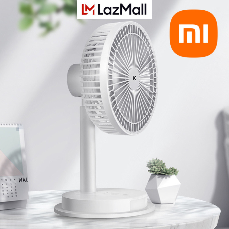   HCM  LazMall Trợ Giá Xiaomi Quạt Mini Fan Tích Điện Xiaomi ,Quạt sạc tích điện DP-7627 tích hợp đèn LED chiếu sáng ,Quạt Để Bàn Có Đèn Led Đa Năng 3 Chế Độ Gió Pin Sạc,Có Tay Cầm Di Chuyển Dễ Dàng Thuận Tiện,Tuỳ Chỉnh 3 Cấp Độ Siêu Mát Bền Đẹp An Toàn 