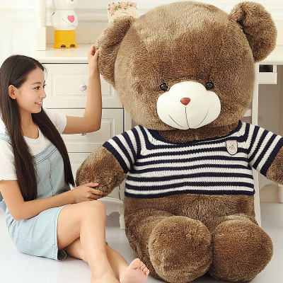 Gấu nhồi bông cỡ 40 cm / 60 cm / 80 cm / 120 cm thích hợp làm quà tặng sinh nhật Jst064 - INTL