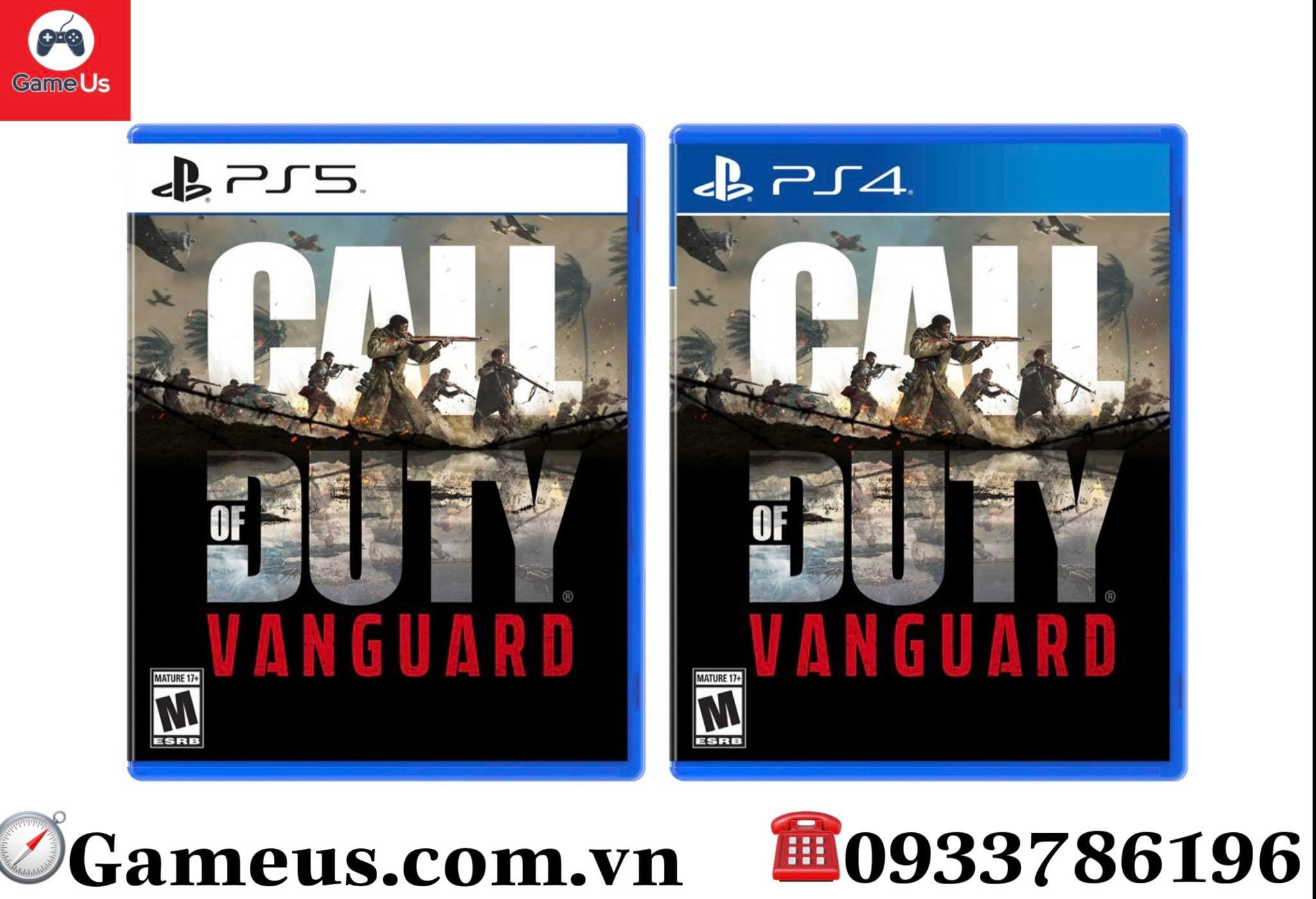 Đĩa game ps5/ps4 : call of duty vanguard hệ us