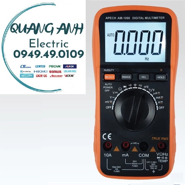 APECH AM - 1098 Đồng hồ vạn năng điện tử APECH AM 1098