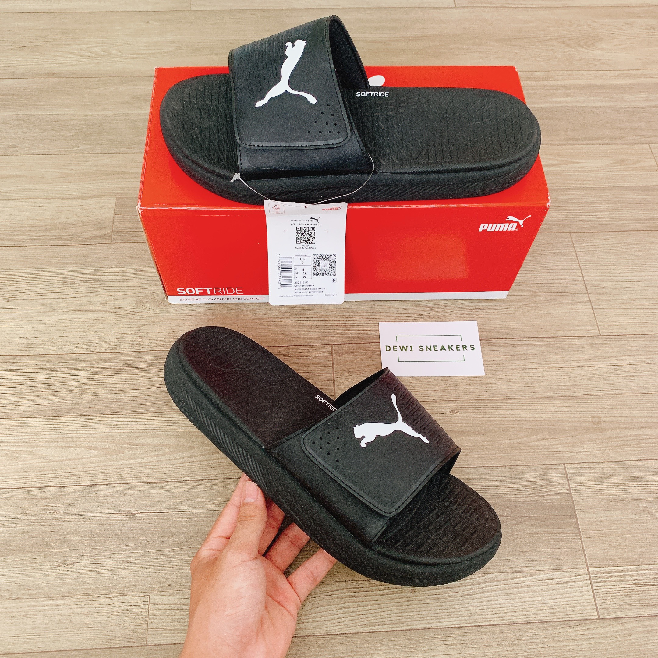 Dép Puma Softride hàng shipped US, fullbox tag