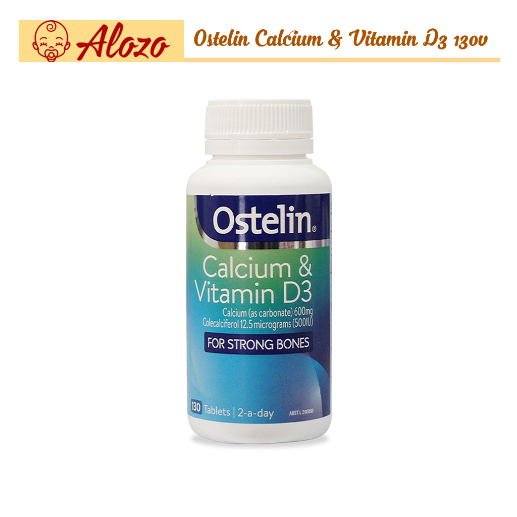 Vitamin D & Calcium Ostelin Của Úc, 130 viên