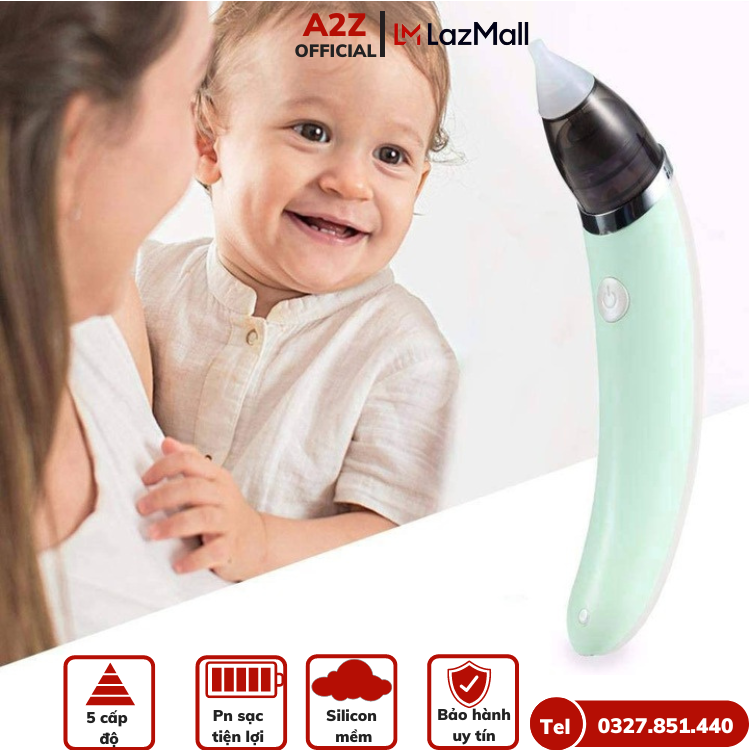Máy hút mũi, dụng cụ hút mũi cho bé sơ sinh, máy hút dịch mũi cho bé,máy hút mũi cho bé little bee dùng cho bé từ sơ sinh đến 5 tuổi-5 cấp độ hút, an toàn