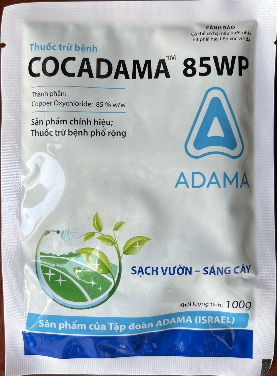 Sản phẩm trừ nấm và vi khuẩn hại cây trồng Cocadama 85WP