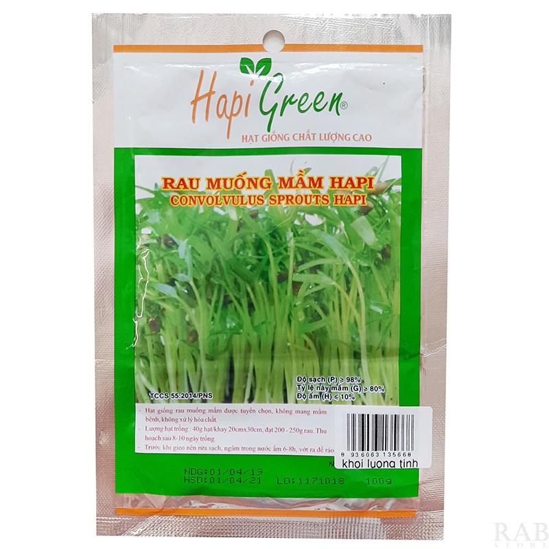 [HCM]Hạt gống rau muống mầm hapi cho thời gian thu hoạch nhanh gói 100gr