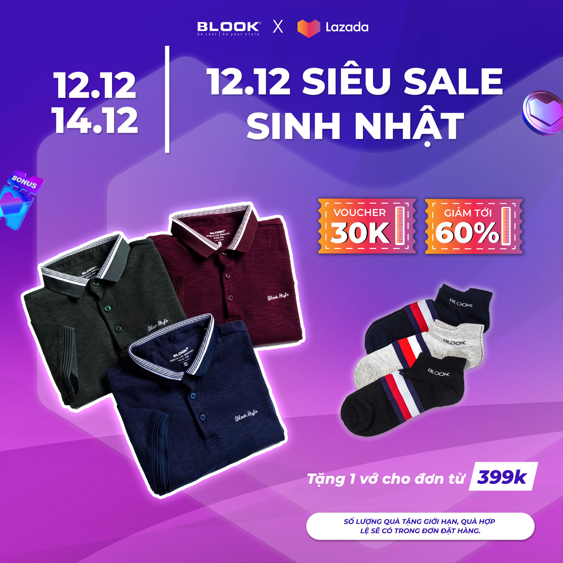 Áo thun polo vải dệt kim blook - mã 35532