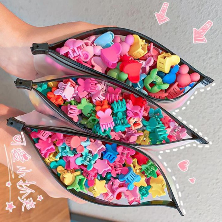 Set 50 kẹp tóc càng cua cho bé gái