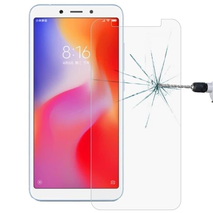 Kính cường lực trong suốt Xiaomi Redmi 6 / Redmi 6A (Kèm miếng lau)