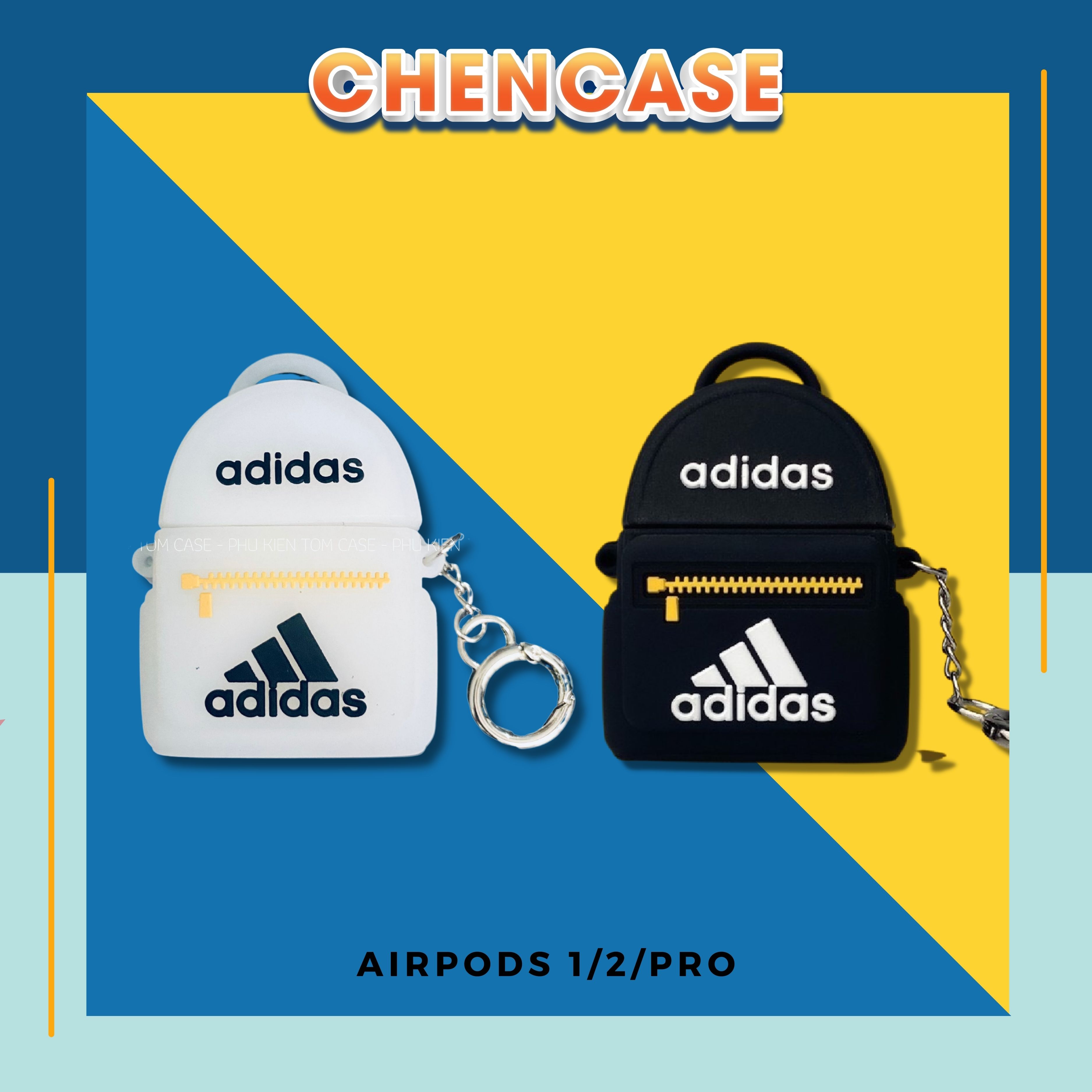 Case Airpods 2/1/3/pro, Hình Balo Das Đen/Trắng Vỏ/Case/Ốp Bảo Vệ Hộp Đựng Tai Nghe Bluetooth Không Dây Airpod pro/2, Chống Va Đập Cực Tốt - CHEN CASE