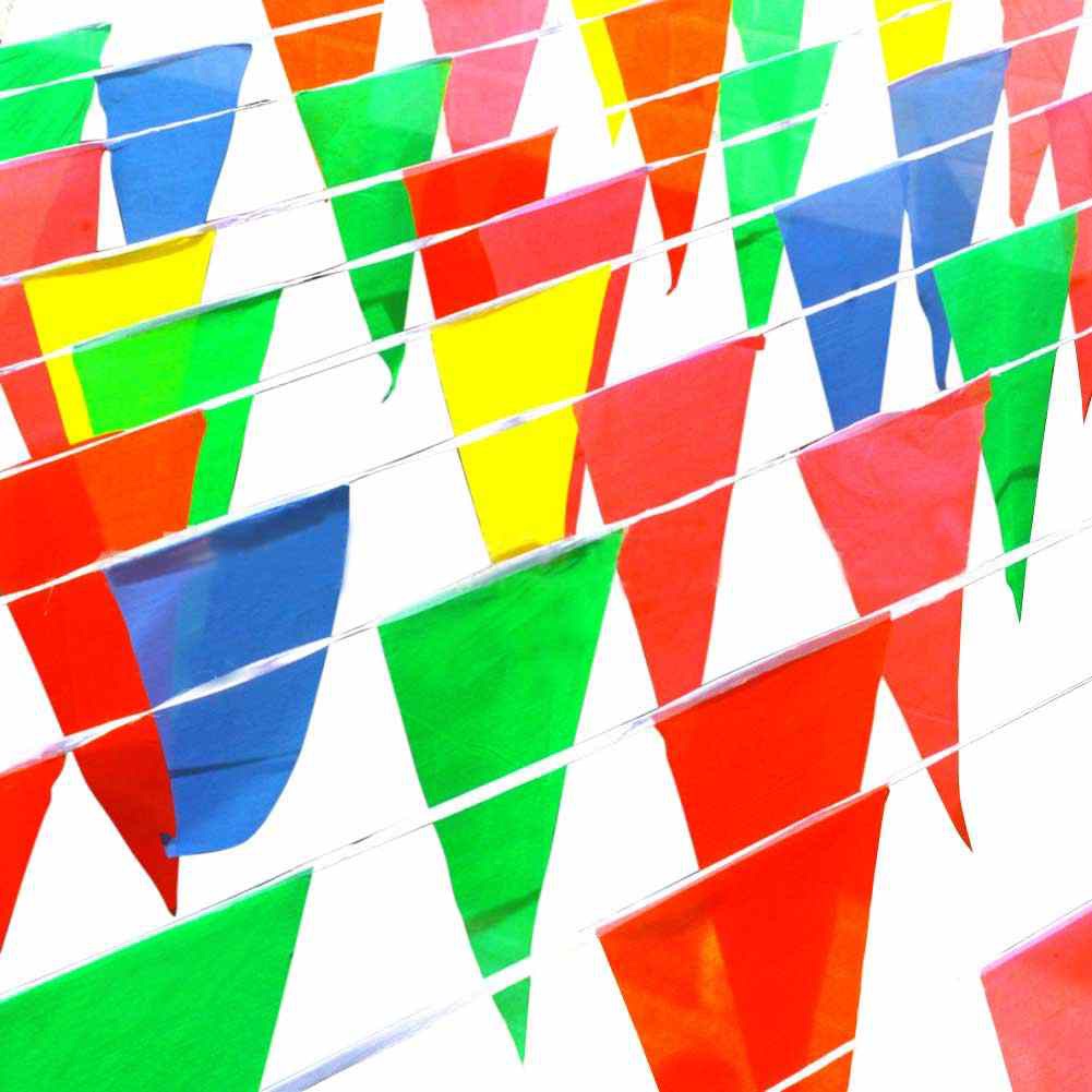 Combo 10 dây (100m) cờ đuôi nheo, cờ dây tam giác