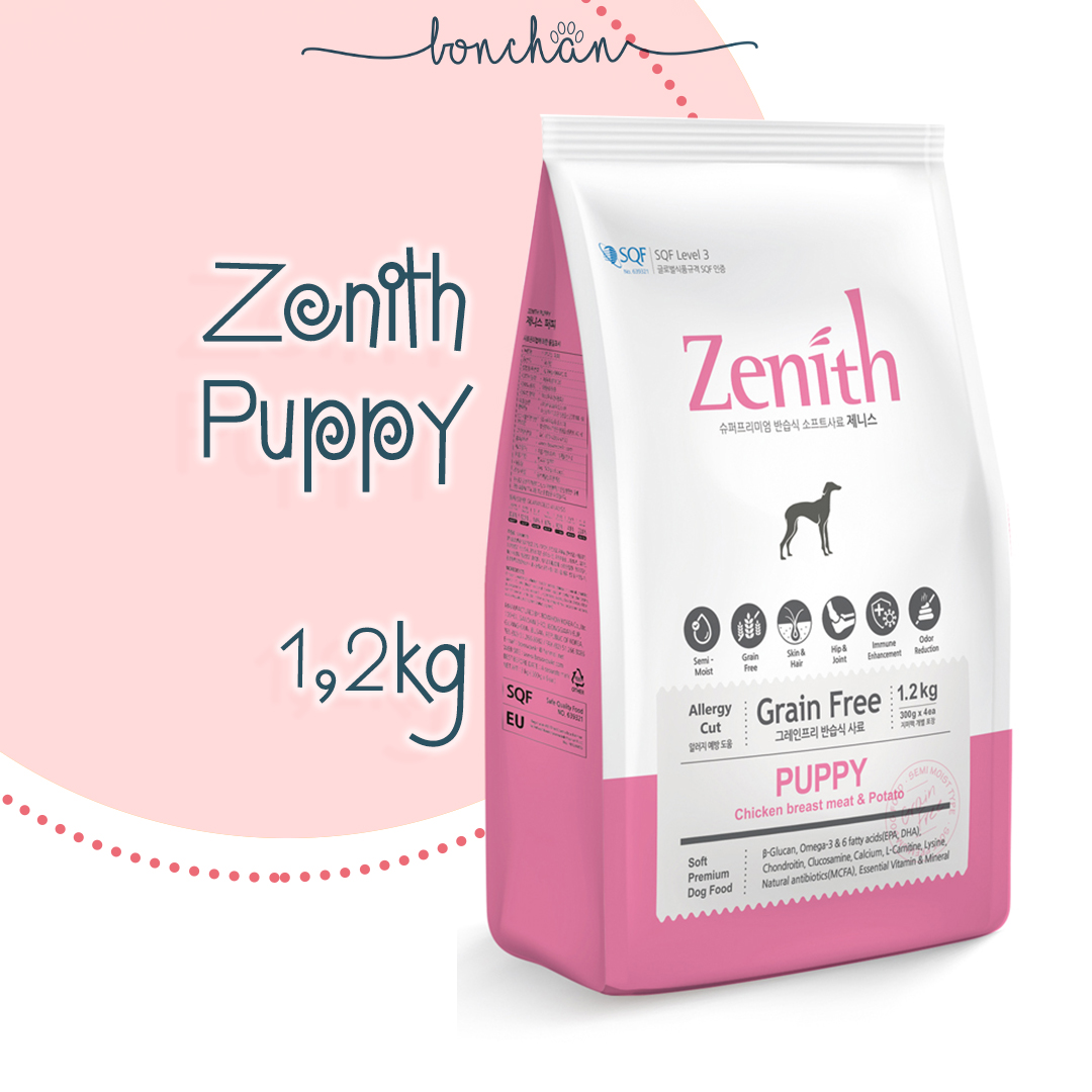 Hạt Zenith Puppy hạt mềm cho chó con túi 1,2kg