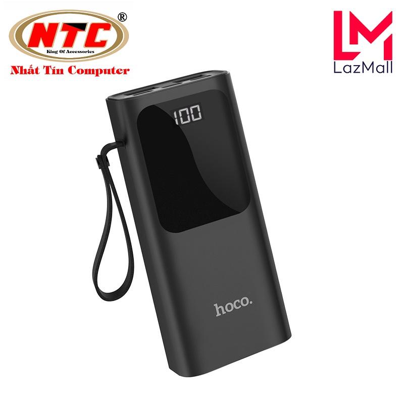 Pin sạc dự phòng Hoco J41 Intelligent Balance 10000mAh Polymer 3 cổng sạc vào - chuẩn an toàn trên máy bay - Nhat Tin Authorised Store