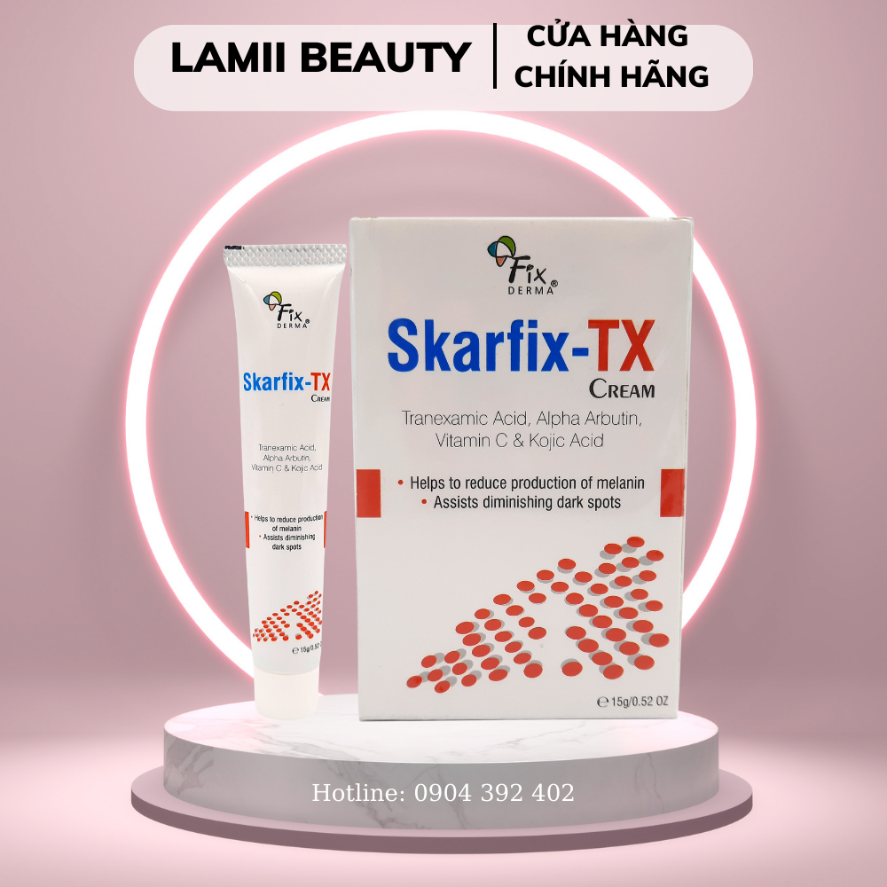Kem dưỡng sáng da giảm thâm nám fixderma skarfix tx cream