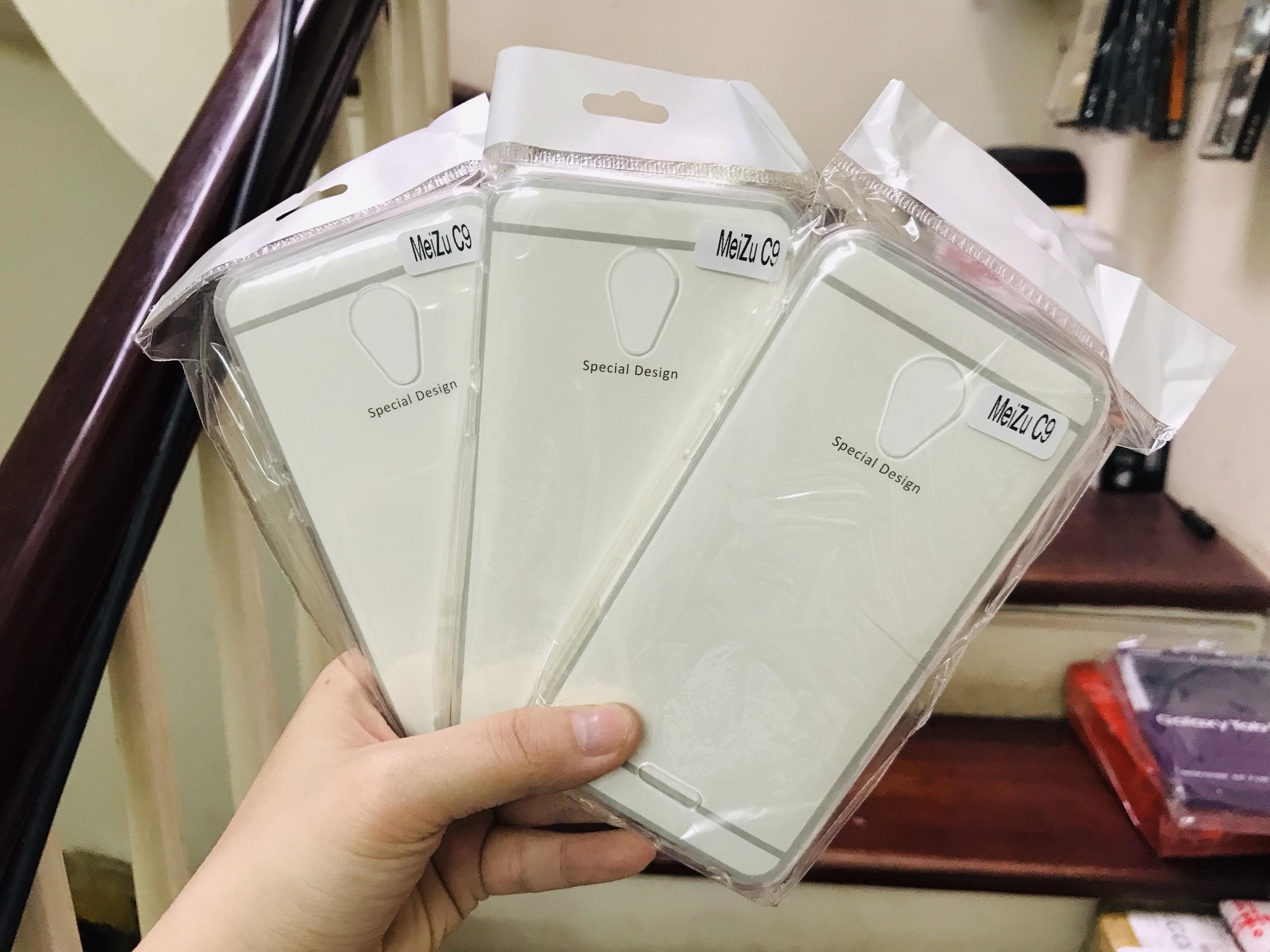 Ốp silicon dẻo trong cho điện thoại Meizu C9