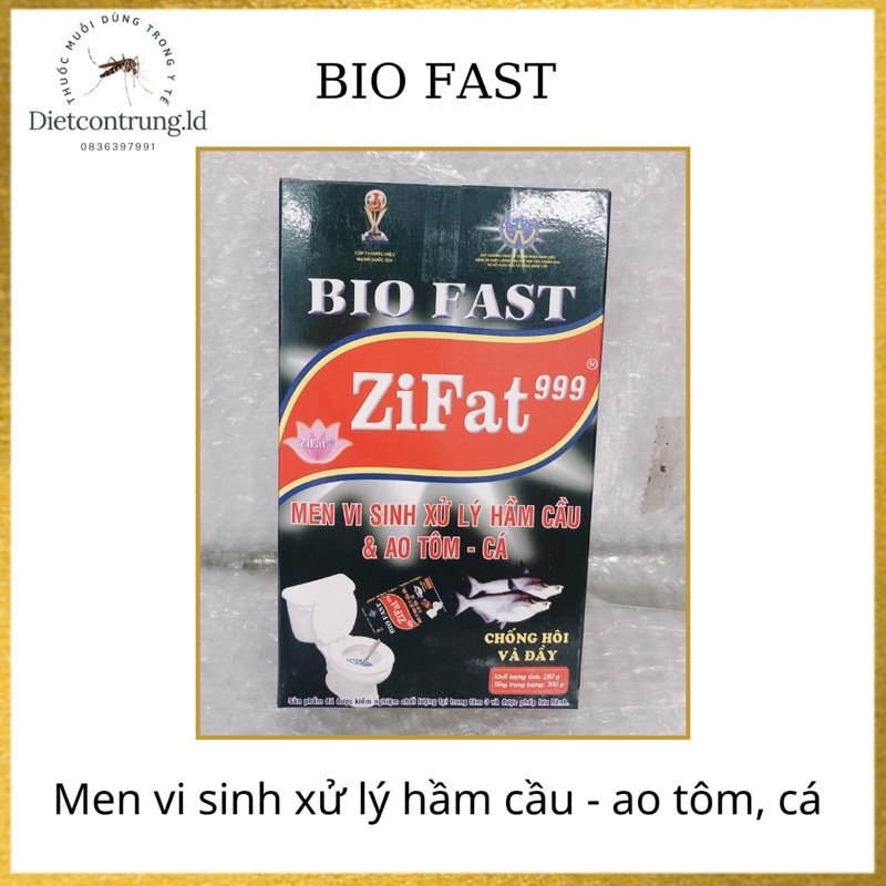 Men vi sinh bio fast - xử lý hầm, cầu, ao tôm cá