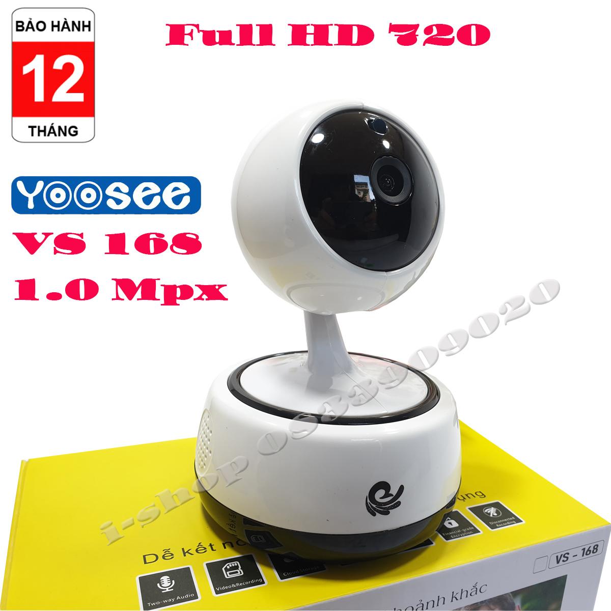 Camera wifi yoosee vs168/720 model 2019, 360 độ, đàm thoại 2 chiều, phát hiện chuyển động