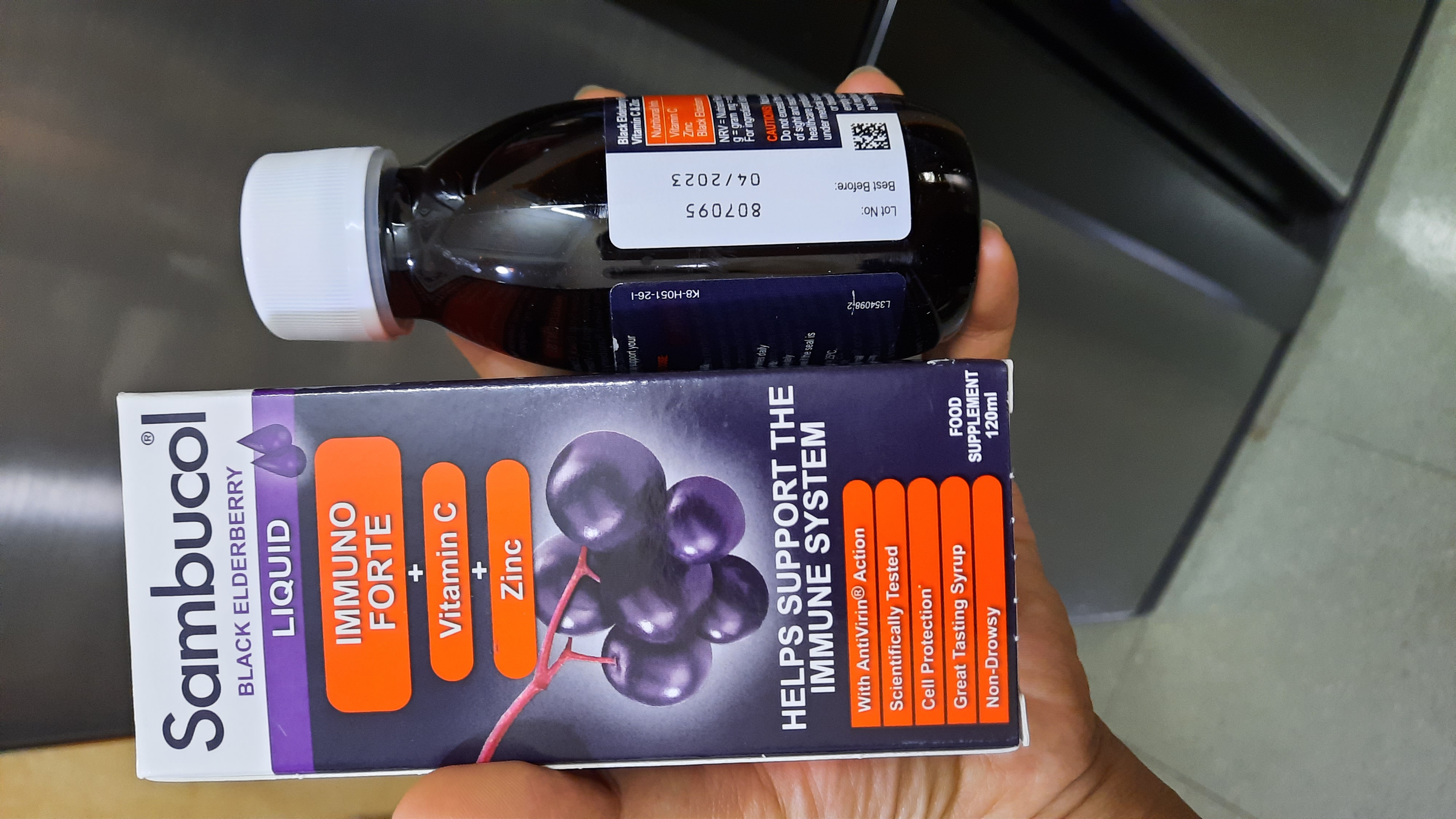 Sambucol tăng đề kháng cho bé từ 3 tuổi