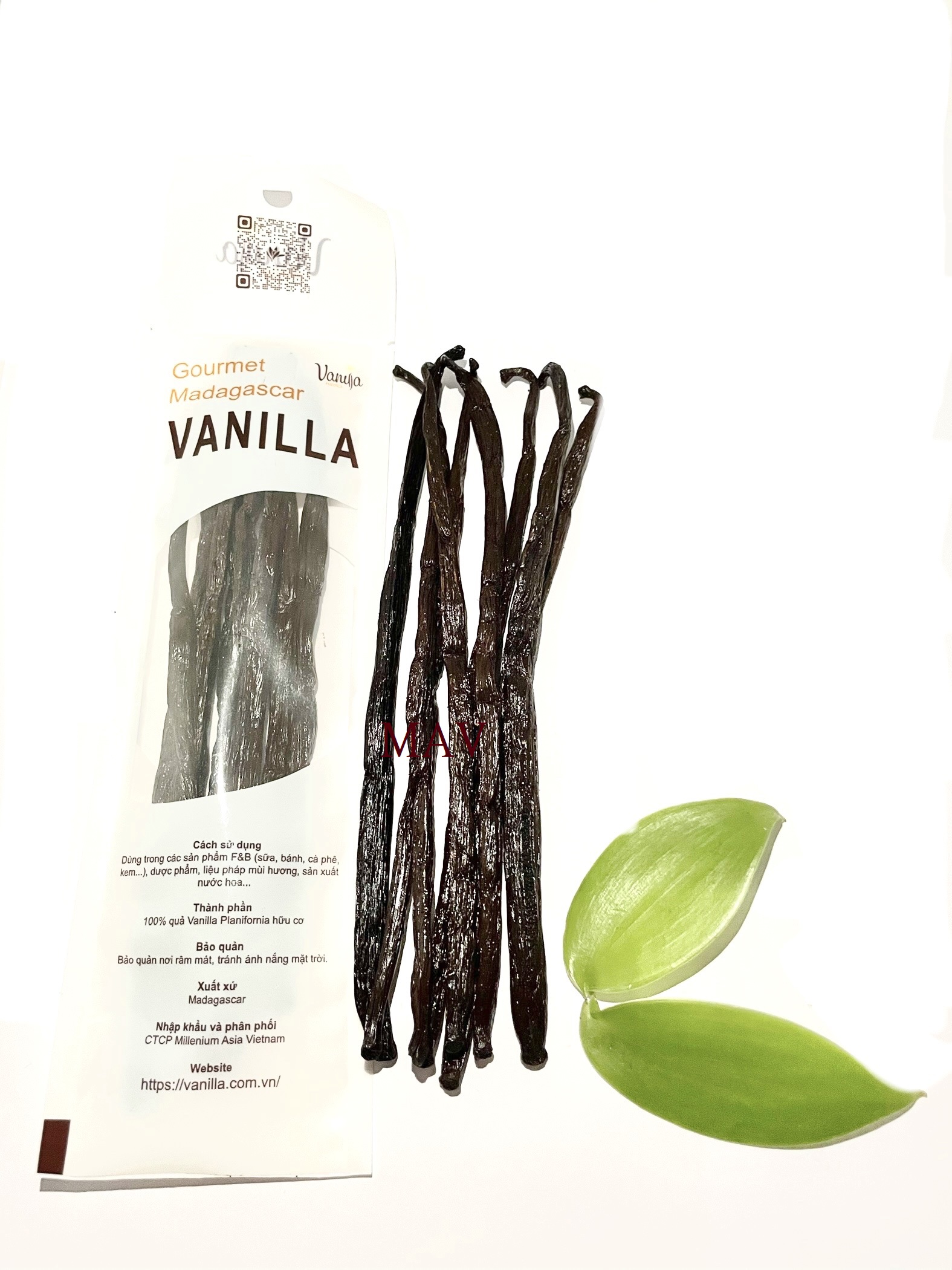 Quả Vanilla Madagascar Thượng hạng SET 25 GRAMS