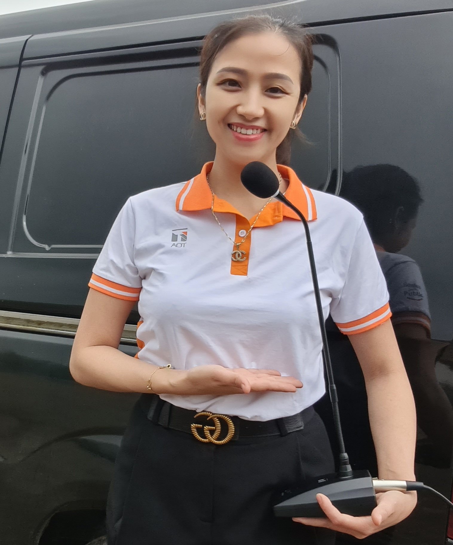 Micro cổ ngỗng. micro EM-380. míc phát biểu