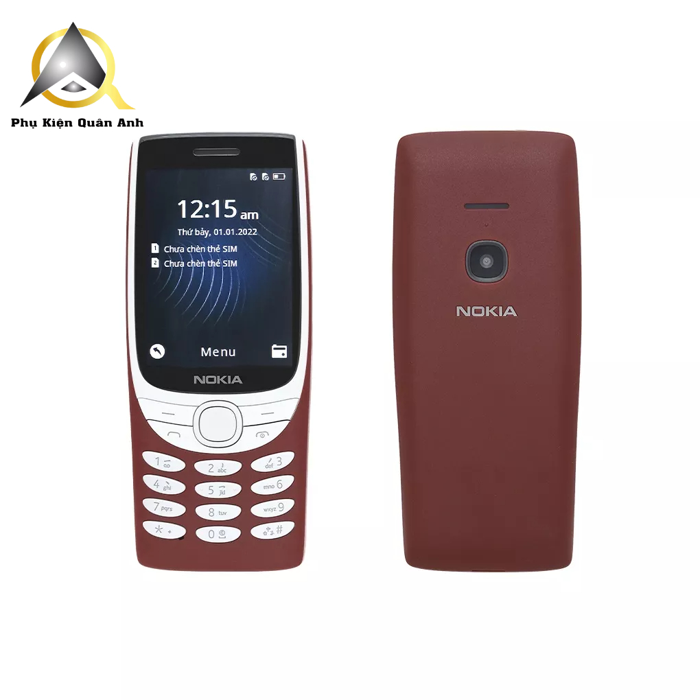 Điện thoại Nokia 8210 4G Máy 2SIM - Màn hình 2.8 inch - Camera 0.3 Mp