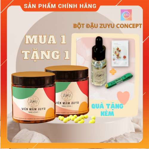{che tên sp}viên mầm zuyu tăng vòng 1 (mua 1 tặng 1 + tặng tinh dầu massage v1 + thước dây đo)
