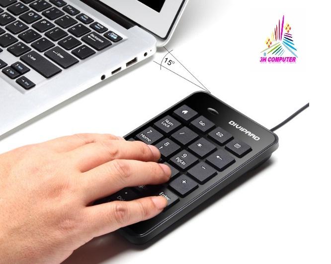 Bàn phím máy tính bàn phím chơi game bàn phím số bàn phím mini bàn phím số có dây divipard d500 cổng kết nối usb