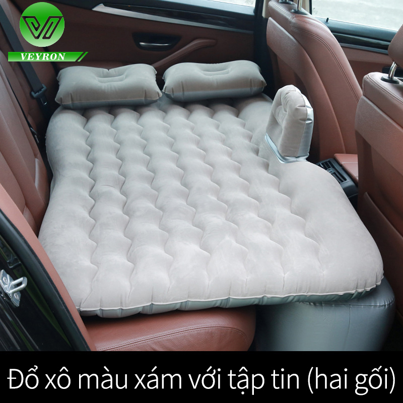 Giường hơi dùng cho xe ô tô, đệm nằm ghế sau xe ô tô, giường hơi ngủ trong xe ô tô Đệm Hơi Ô Tô Chỗ Tặng Kèm Bơm