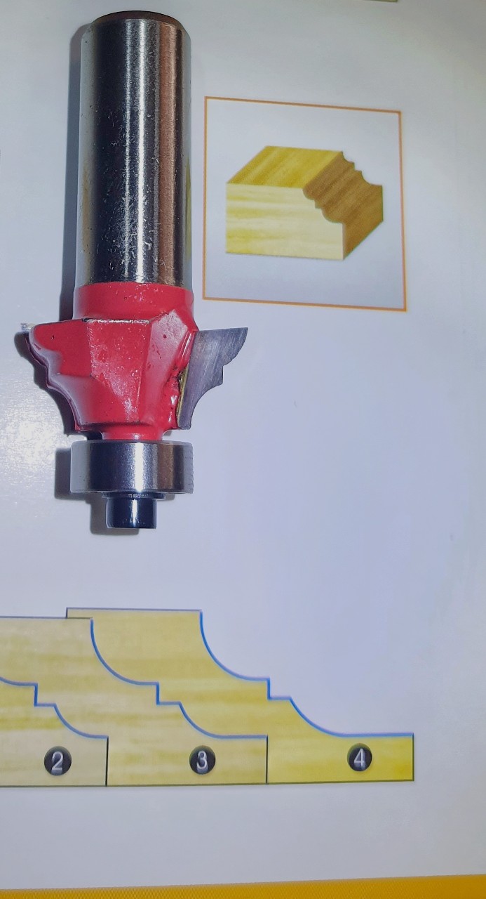 Mũi phây gỗ chay chỉ 1/2