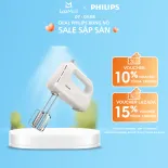 Máy Đánh Trứng Cầm Tay Philips HR3705/20-Hàng Phân Phối Chính Hãng
