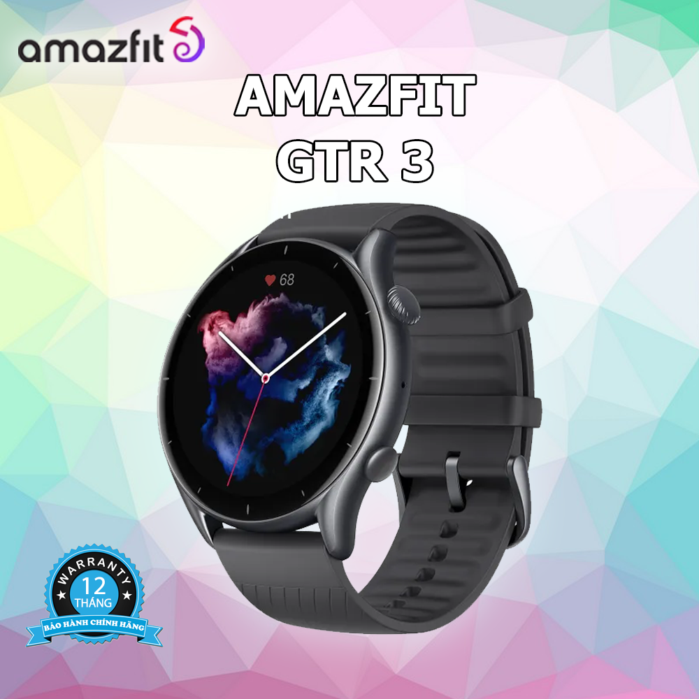 Đồng hồ thông minh cao cấp huami amazfit gtr 3 - hàng chính hãng - bh 12 tháng