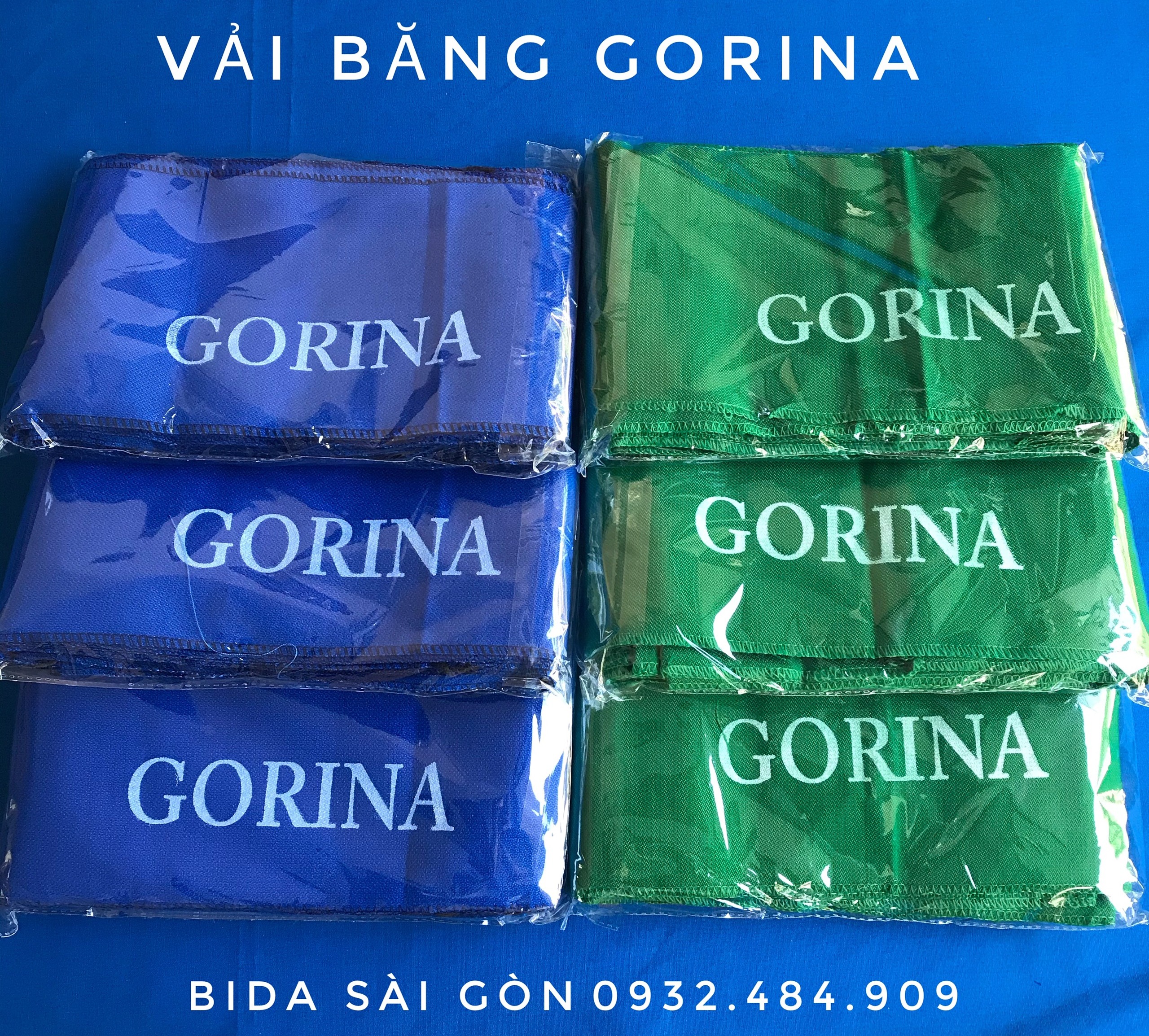 [Rẻ-Bền-đẹp] Vải băng bida GORINA Korean