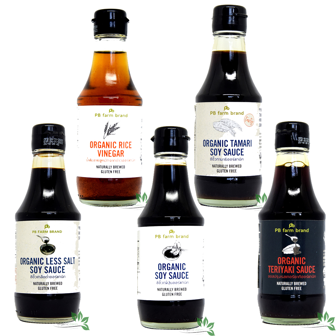 Nước tương hữu cơ Tamari và Teriyaki 200ml – PBFarm