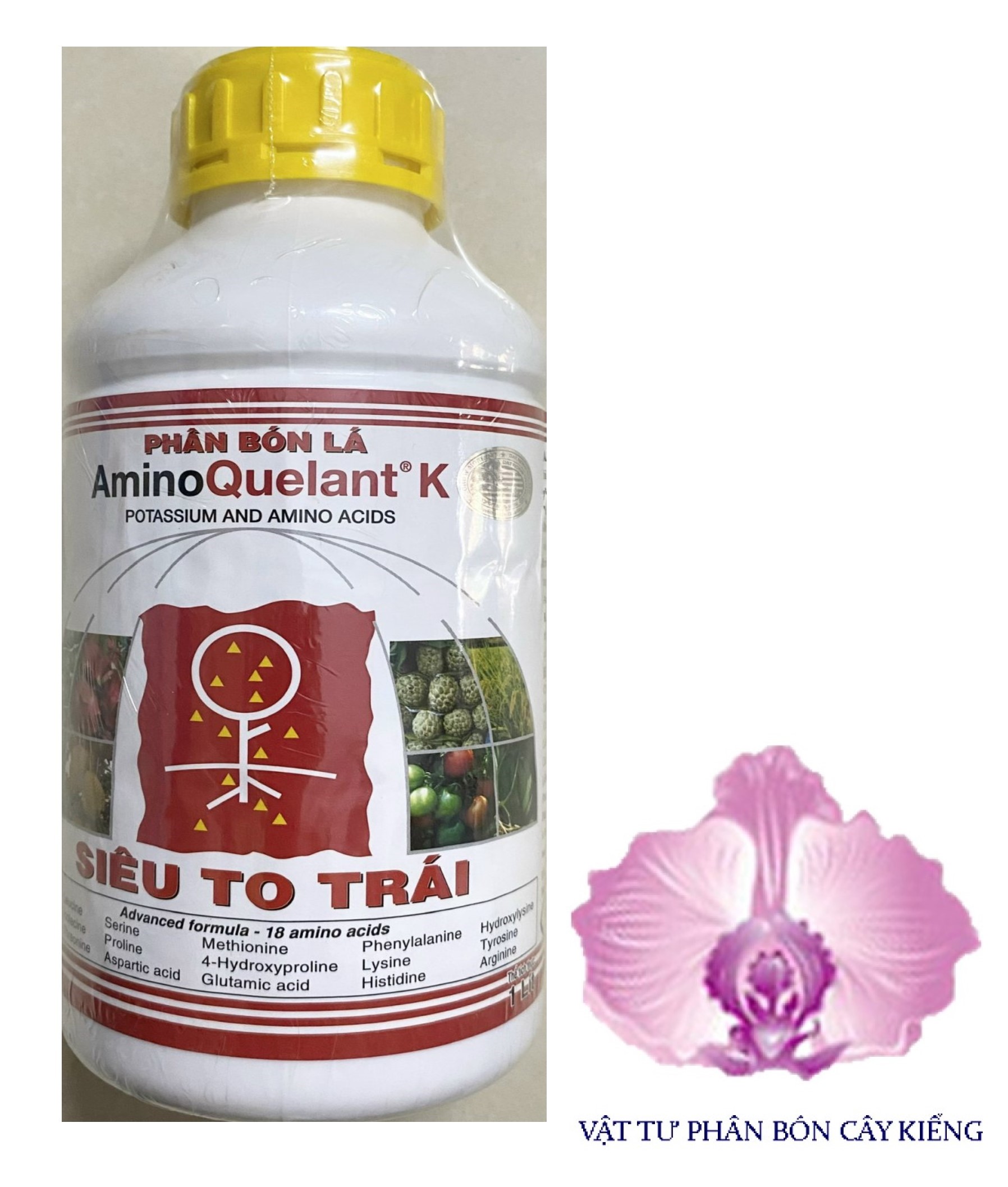 Amino quelant - k potassium & amino acids - phân bón lá siêu to trái - #071a# 1 lít