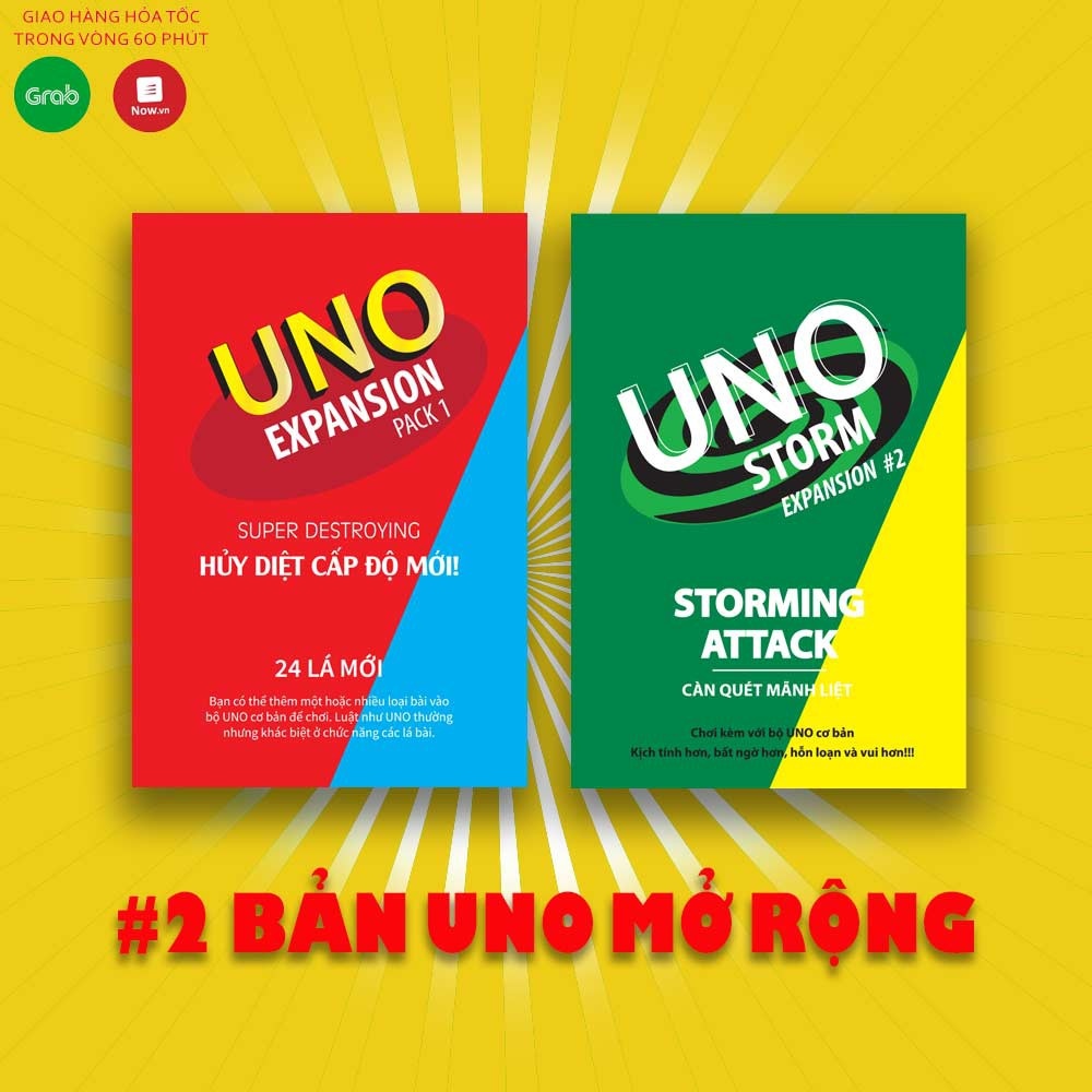 Bài uno mở rộng 2 bản 45 lá siêu chất